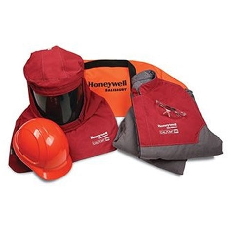 Salisbury Safety Kit 100 Cal Coat & Bib Overalls PrismShield Hood SK100RG